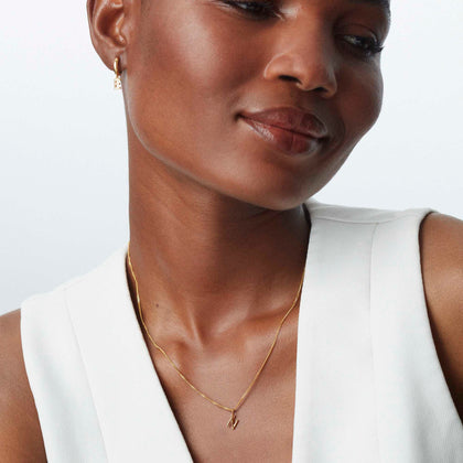 Little Love Letter Necklace Gold